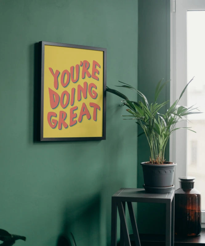 You're doing great