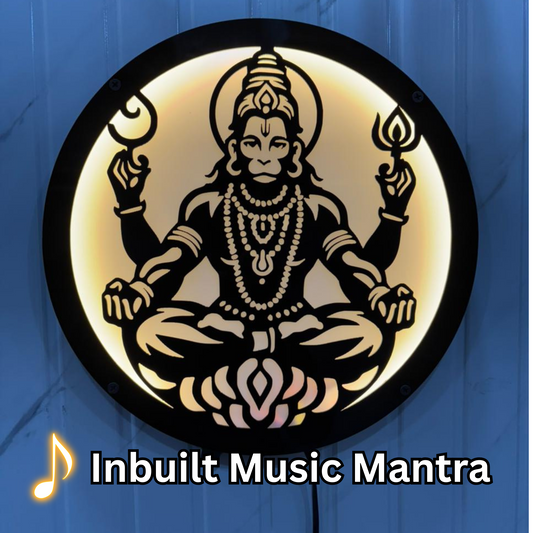 Hanuman Chalisa LED with 12 Music Mantras