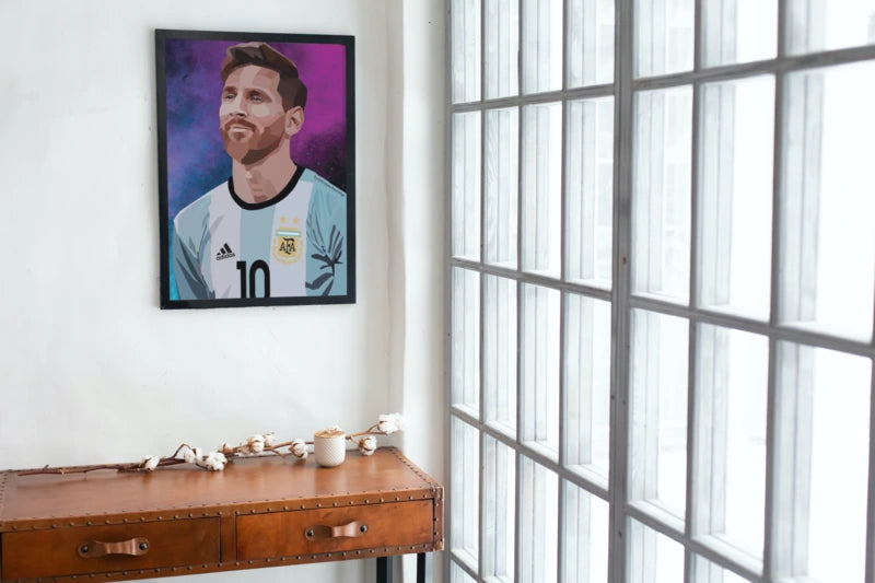Messi Frame Art