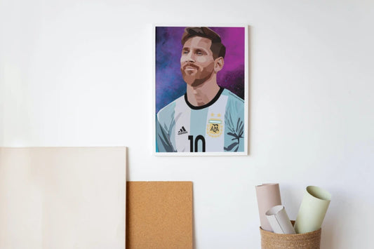Messi Frame Art