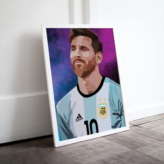 Messi Frame Art