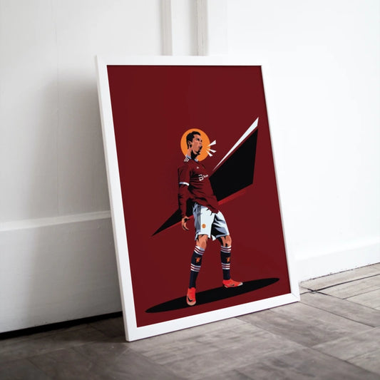 Ronaldo Red Vector Art