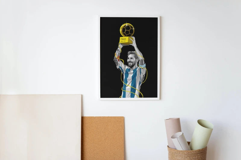 Messi Lifting World Cup