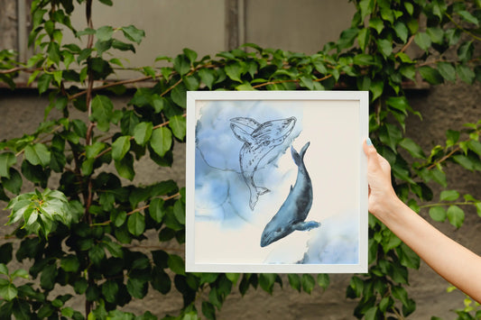 Dolphin Art Frame