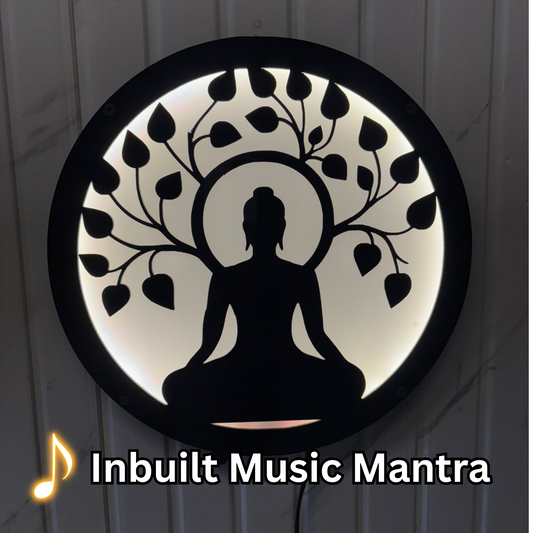 Gautam Buddha LED with Music Mantras Inbuilt