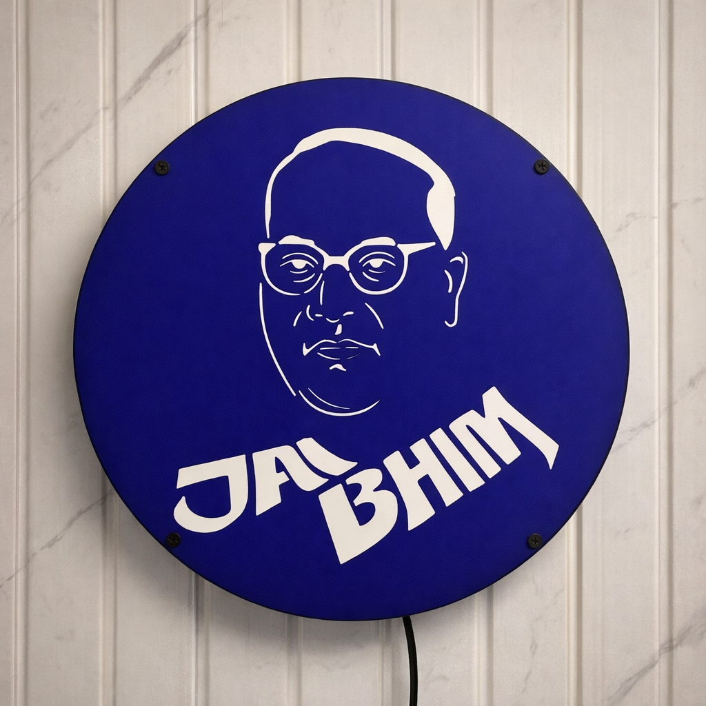 Jai Bhim Glory Light – LED Wall Hanging