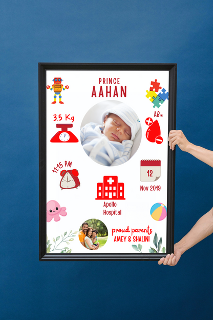 Customized Baby frame 2