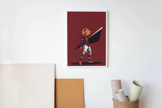 Ronaldo Red Vector Art