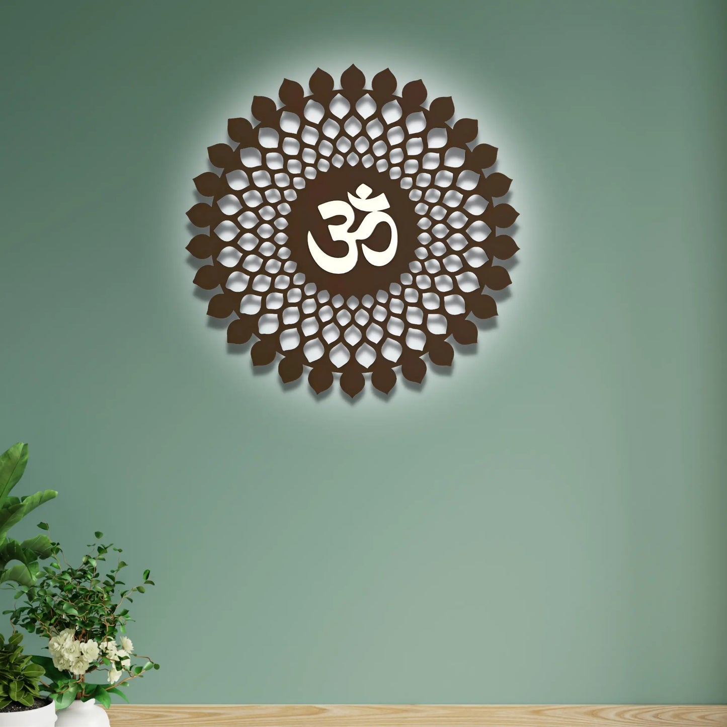 Om Wooden Wall Hanging