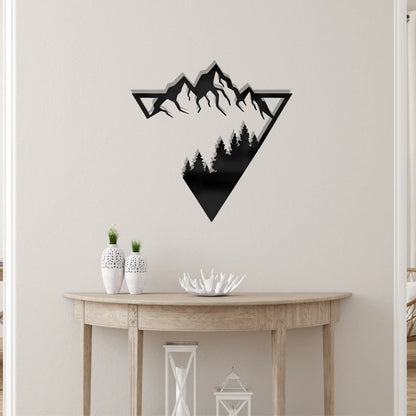 Mountain Wooden Wall Hanging