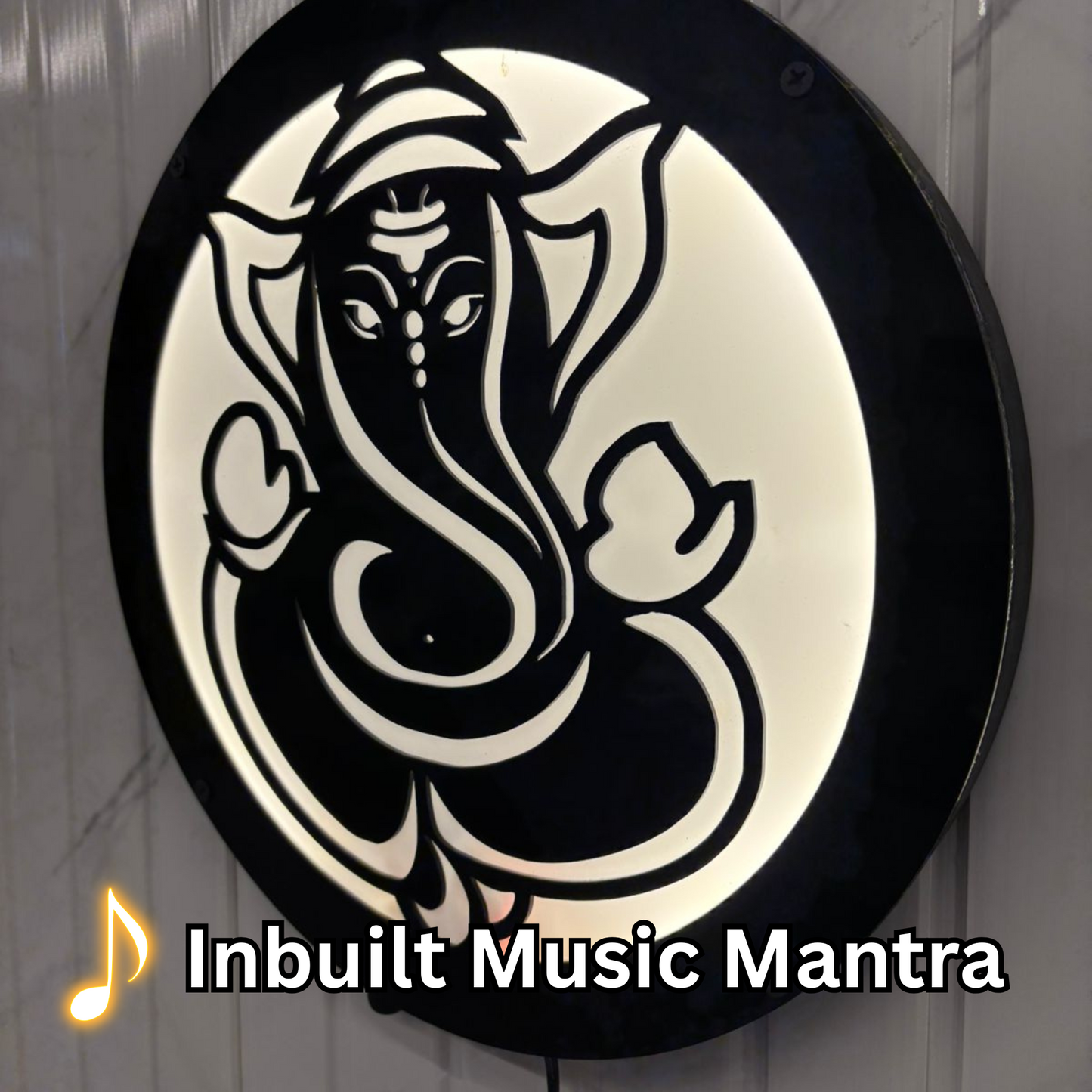 Ganesha LED with 22 Music Mantras