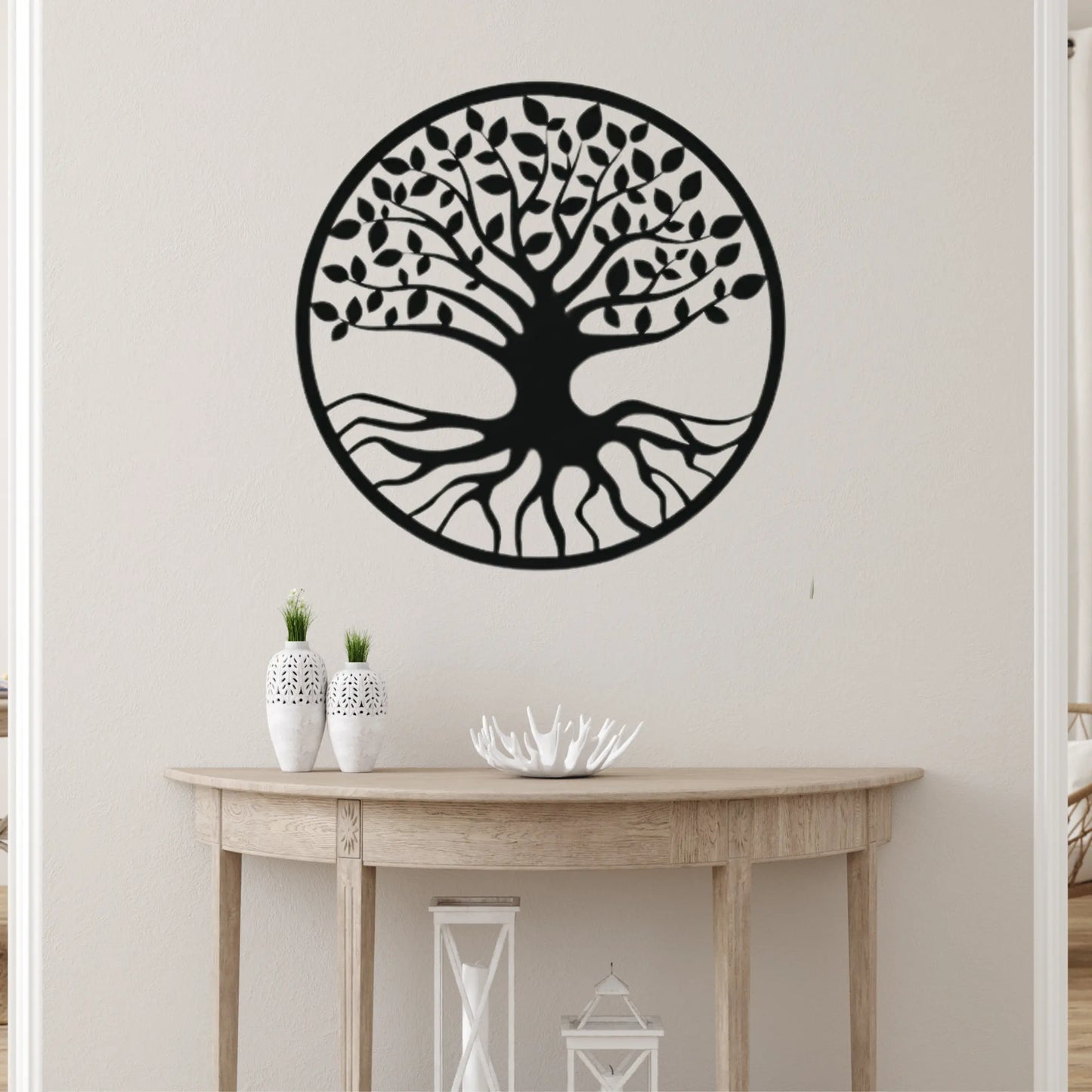 Tree roots Wooden Wall Hanging