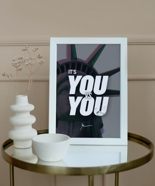 It's you VS you