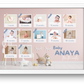 Customized Baby GROWTH frame
