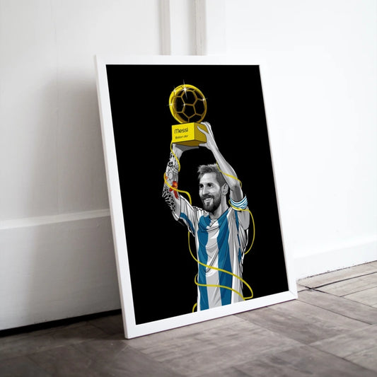 Messi Lifting World Cup