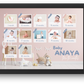 Customized Baby GROWTH frame