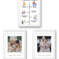 Love Story Timeline Set of 3 Frames