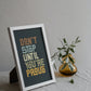 Don't stop until you're proud