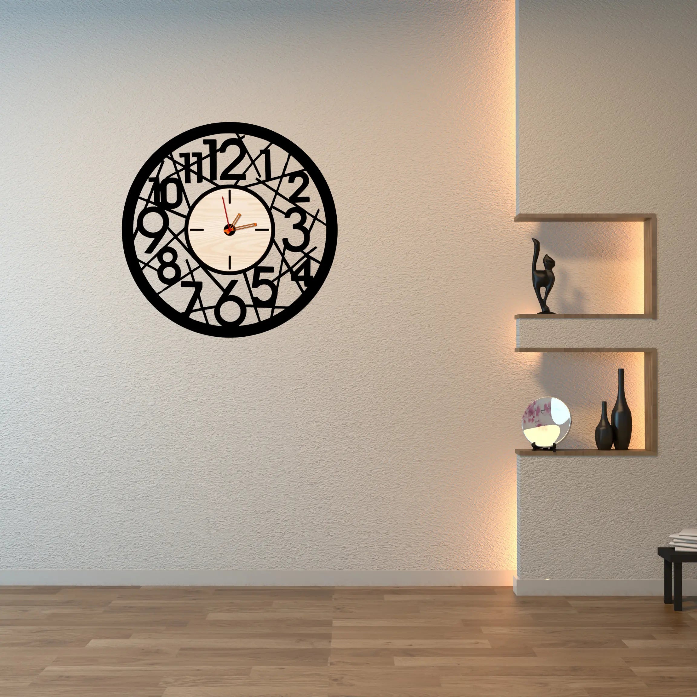 Modern Clock Design – Crafties