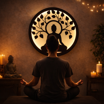 Gautam Buddha LED with Music Mantras Inbuilt