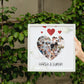 Heart Puzzle Collage Frame