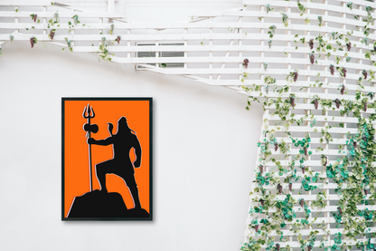 LORD SHIVA Art Frame