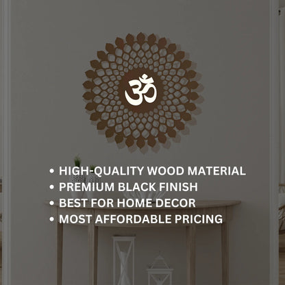 Om Wooden Wall Hanging