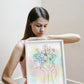Colorful Line Art Frame