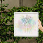 Colorful Line Art Frame