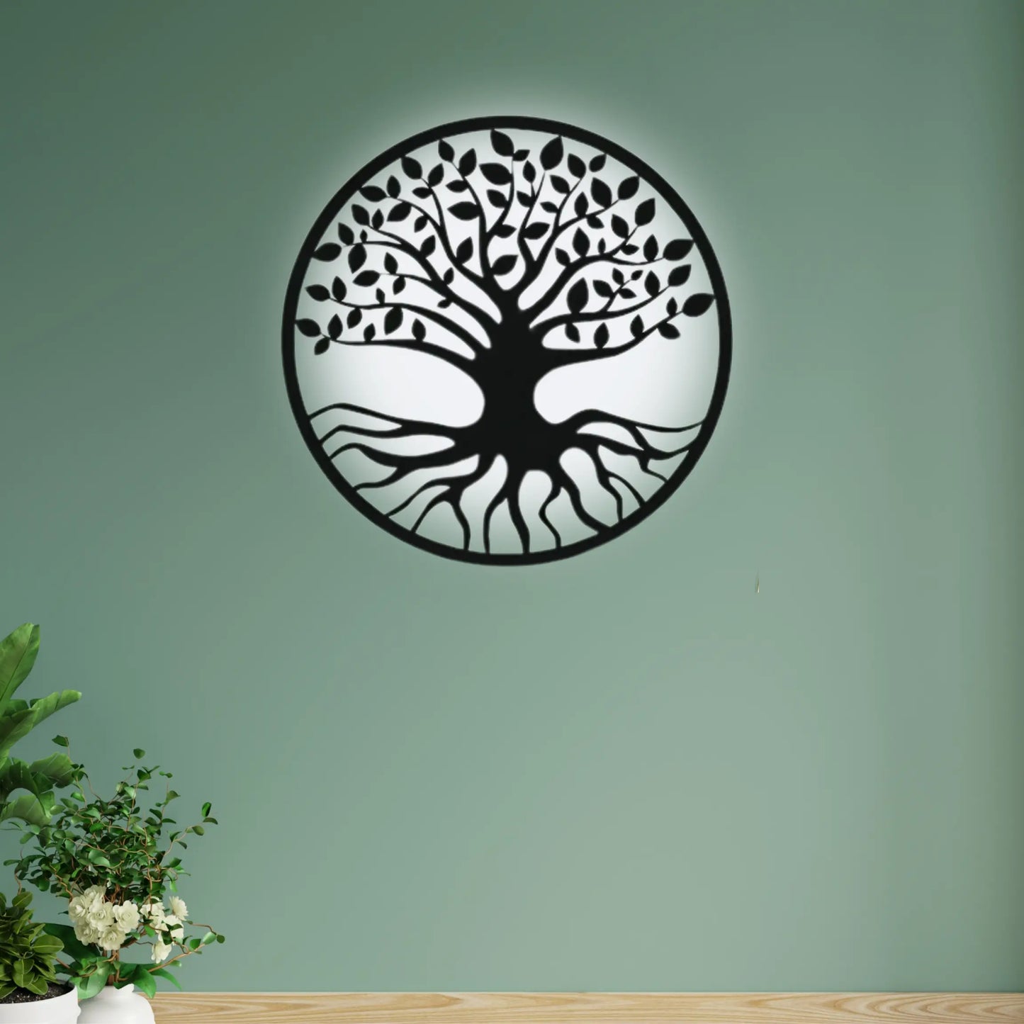 Tree roots Wooden Wall Hanging