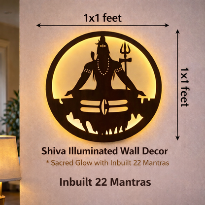Mahadev LED with 22 Music Mantras
