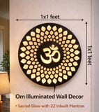 Om Mandala LED with 22 Music Mantra