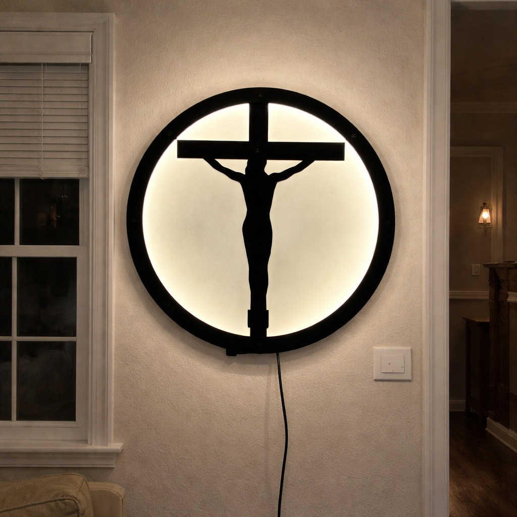 Cross LED Wall Hanging