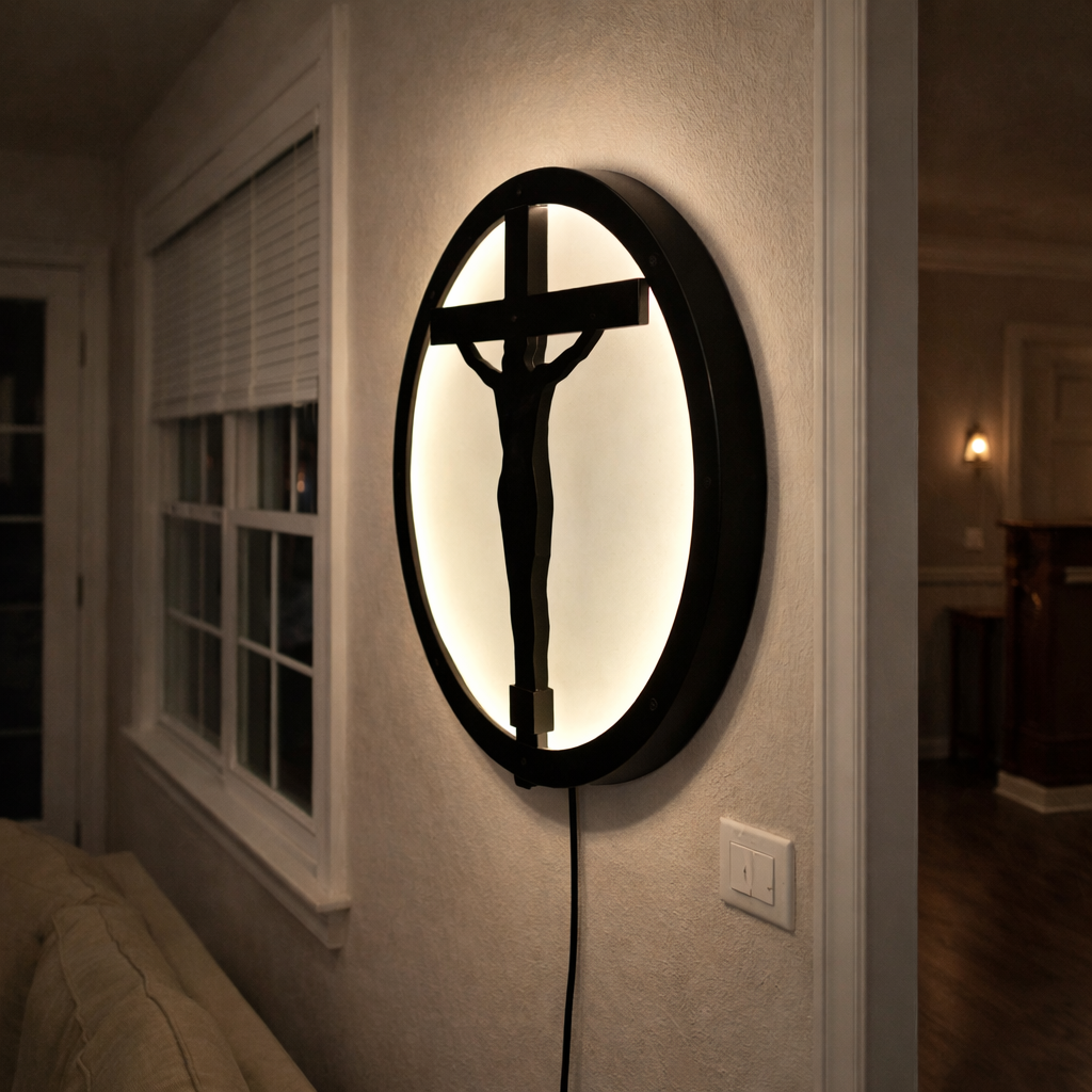 Cross LED Wall Hanging