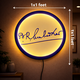 Dr. Babasaheb Signature Aura – LED Wall Hanging