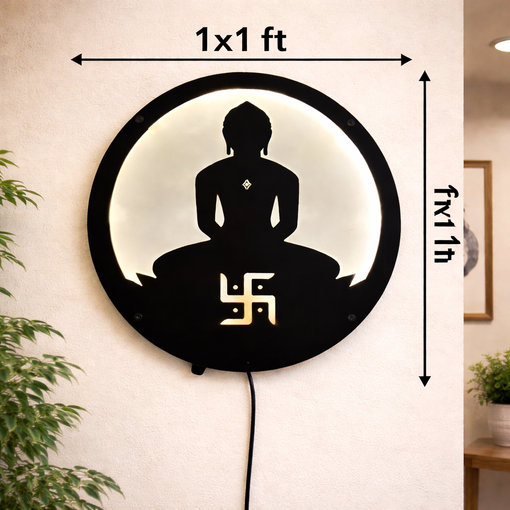 Vardhamana Mahavira LED with Mantra Inbuilt