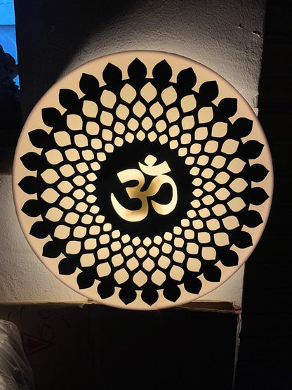 Om Wooden Wall Hanging