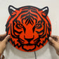 Tiger face Wooden Wall Hanging