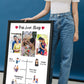 Couple Love Story Timeline frame