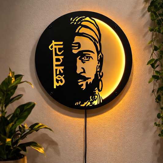 Chhatrapati Shivaji maharaj LED Wall Hanging