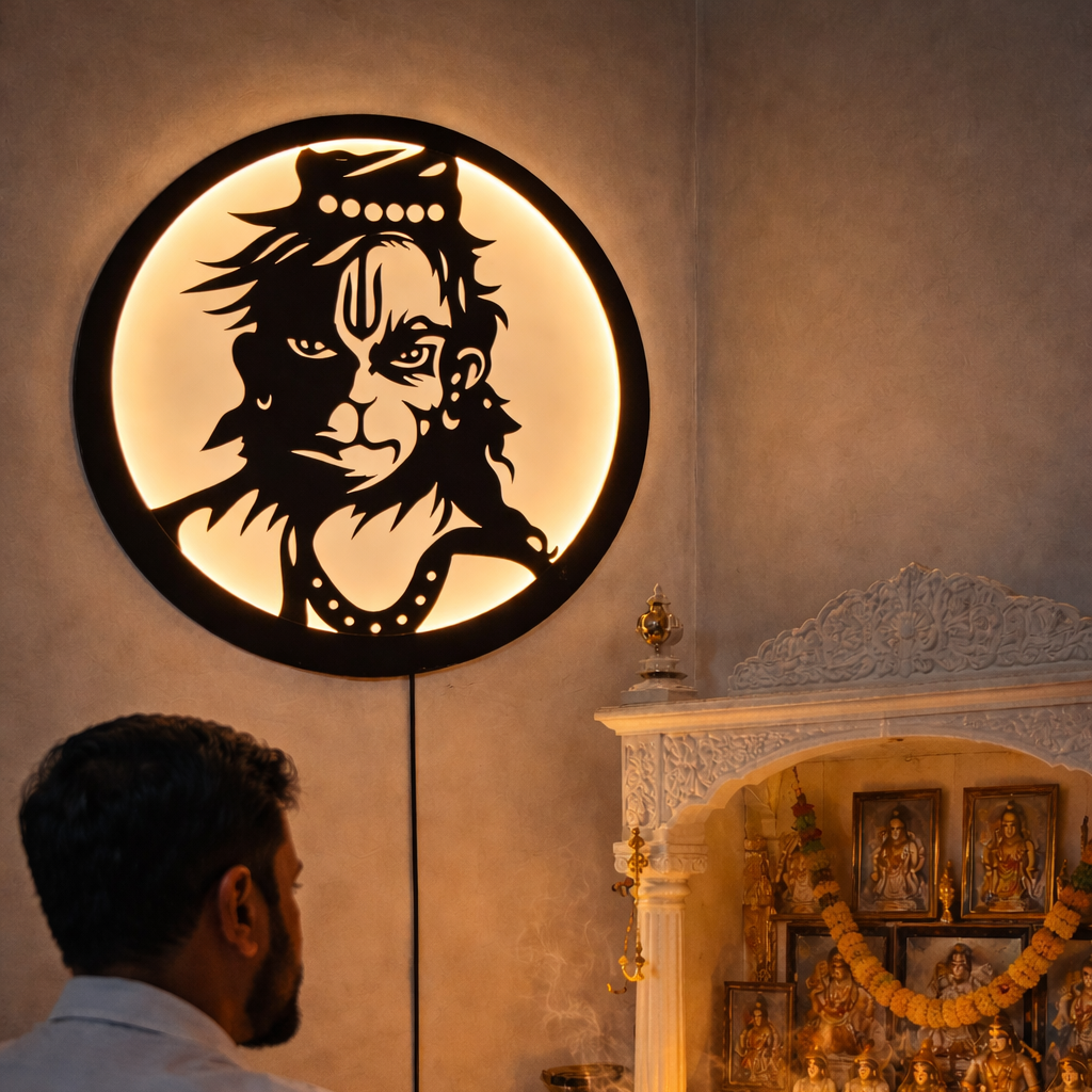 Hanuman Chalisa Rudra LED with 12 Music Mantras