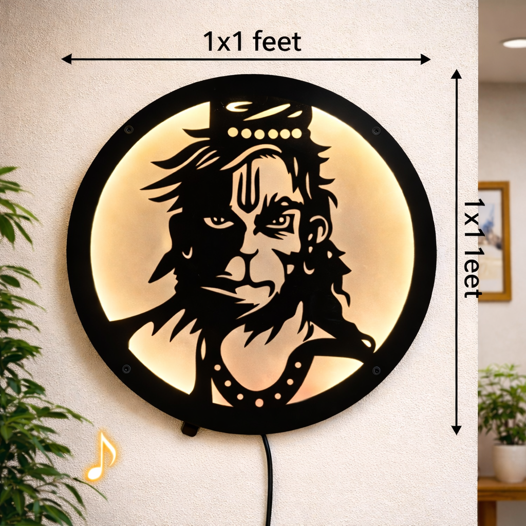 Hanuman Chalisa Rudra LED with 12 Music Mantras